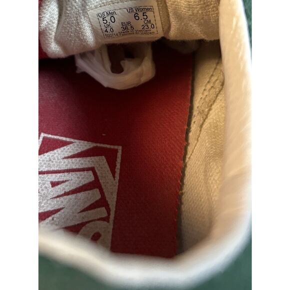 VANS Old Skool Yacht Club M5 W6.5 Color Block Suede Canvas Lace Up Off The Wall - Picture 7 of 11